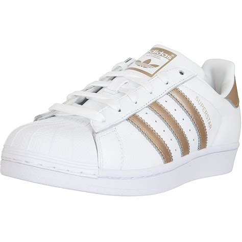 adidas sneaker damen weiß gold